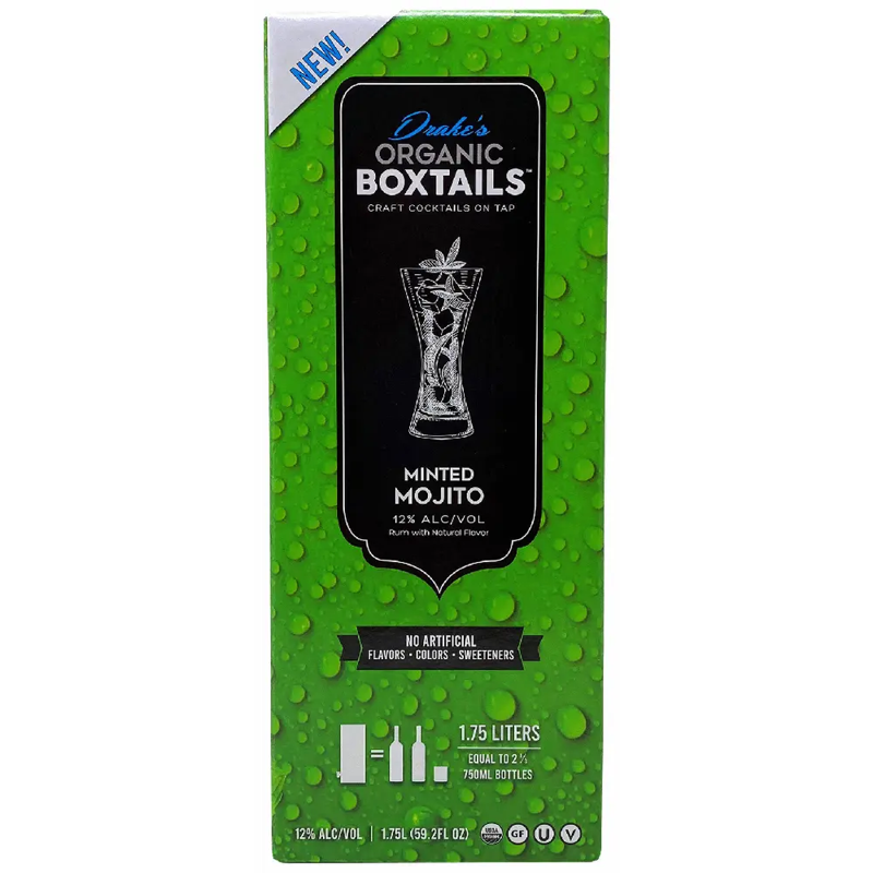 Drake's Organic Boxtails Minted Mojito 1.75L