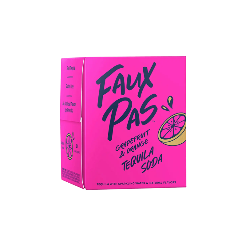 Faux Pas Grapefruit & Orange Tequila Soda view 1