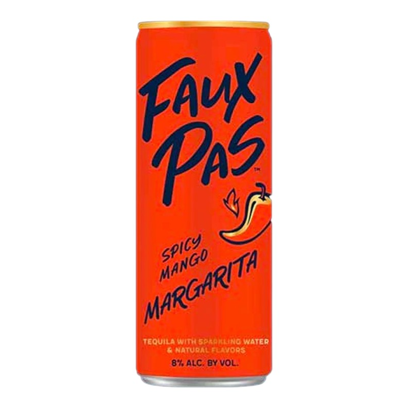 Faux Pas Spicy Mango Margarita 4pk 250mL