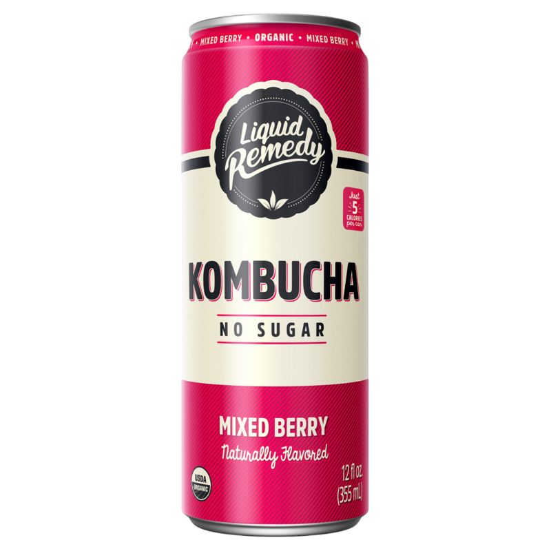 Remedy Kombucha Mixed Berry 11oz Can