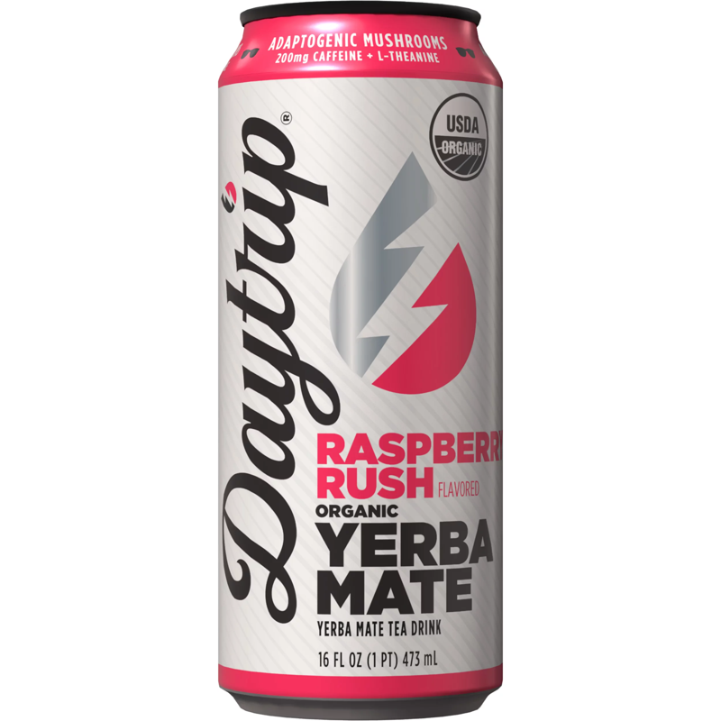 Daytrip Raspberry Rush Yerba Mate 16oz Can