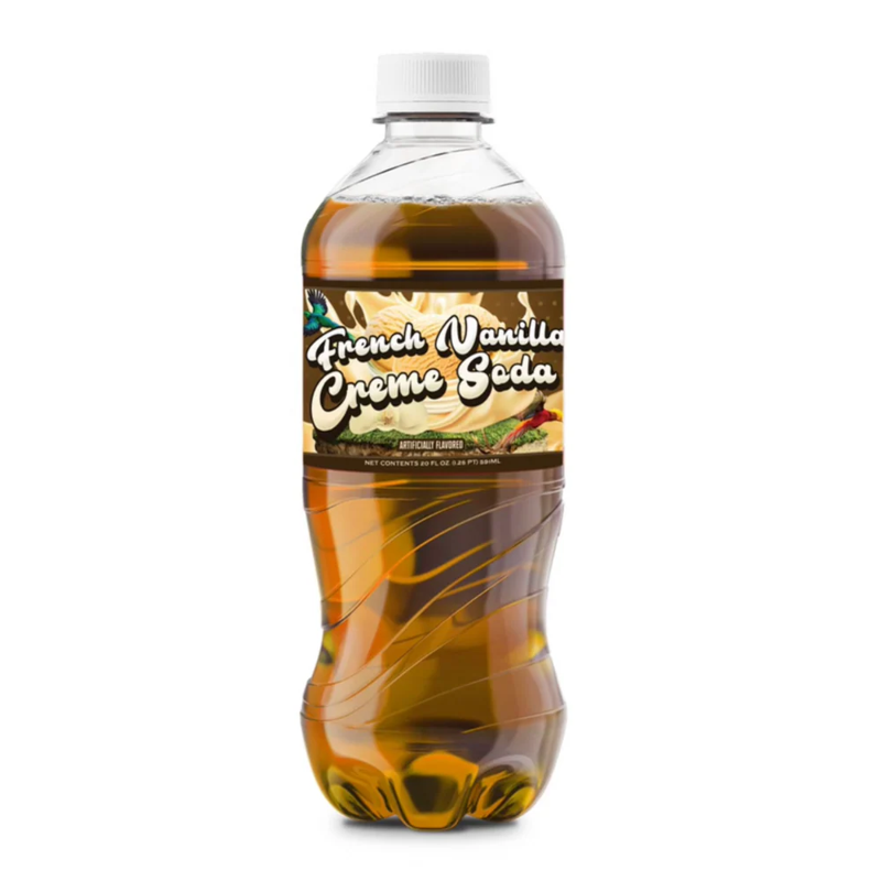 Exotic Pop French Vanilla Crème Soda 20oz bottle