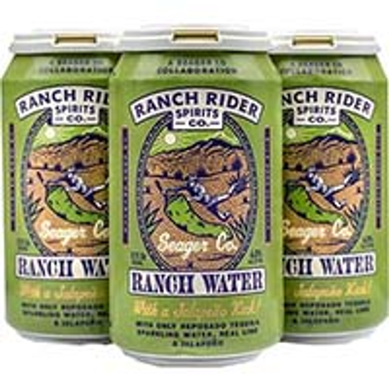 Ranch Rider Jalapeño Ranch Water 4-pack 12oz cans