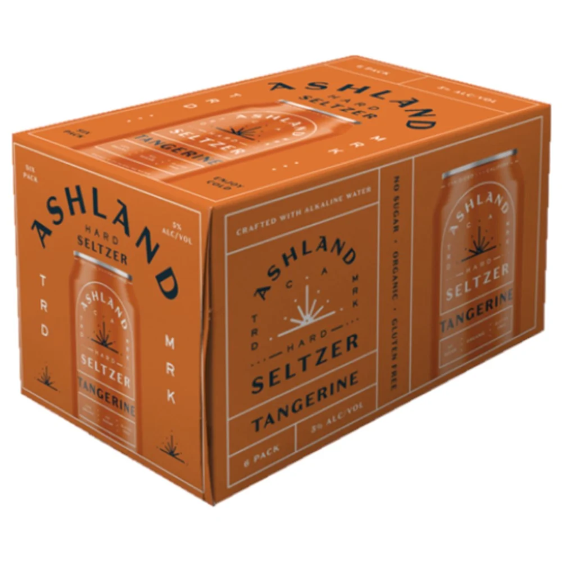 Ashland Tangerine Hard Seltzer 6pk 12oz