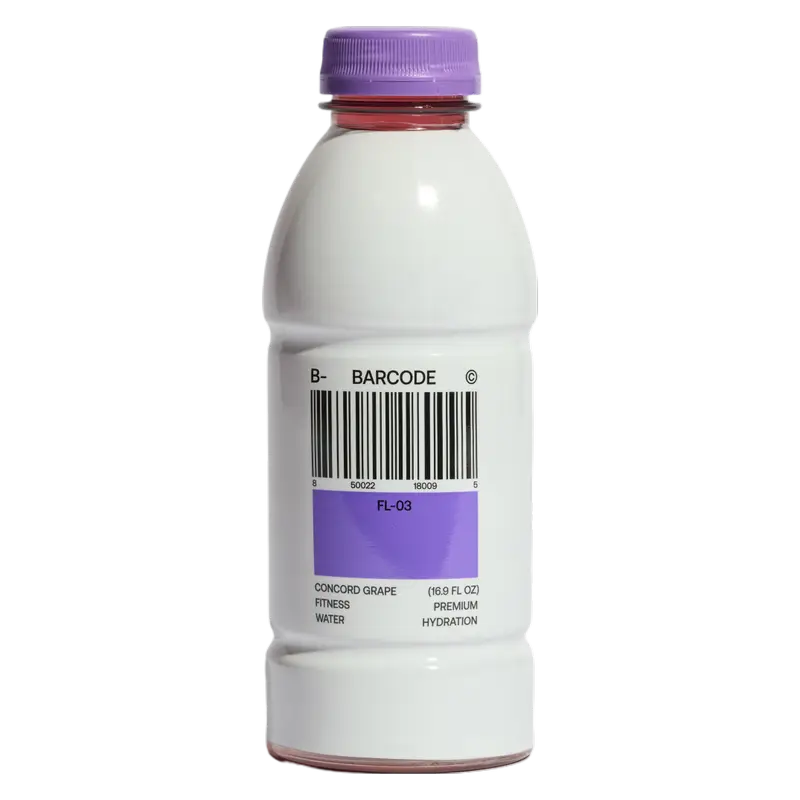 Barcode Concord Grape Fitness Water 16.9oz