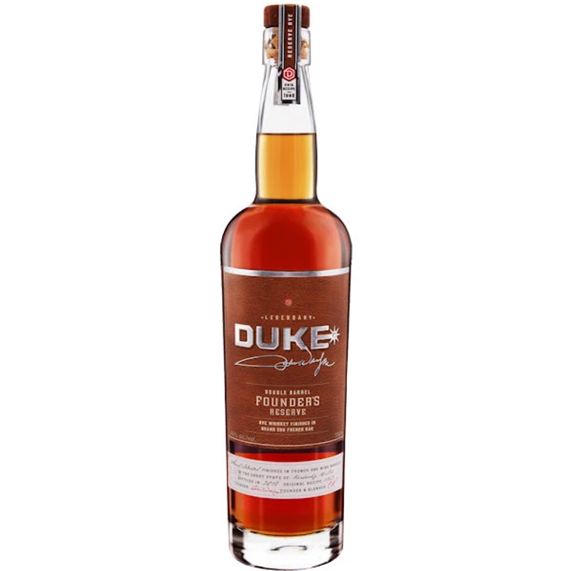 Duke Founders Reserve Double Barrel Rye Whiskey 750mL