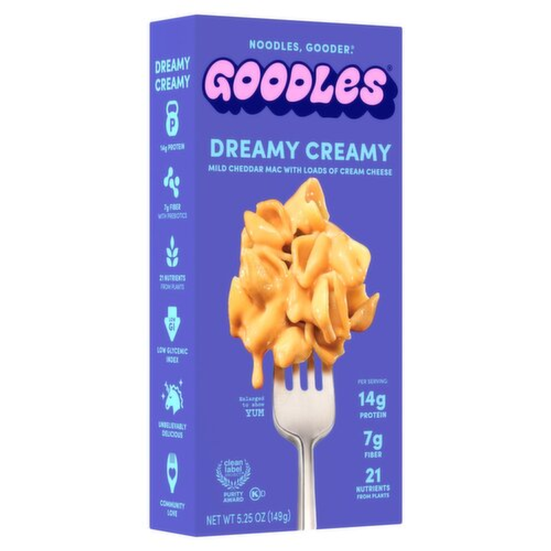 Goodles Dreamy Creamy Cheddar Mac & Cheese 5.25oz Box