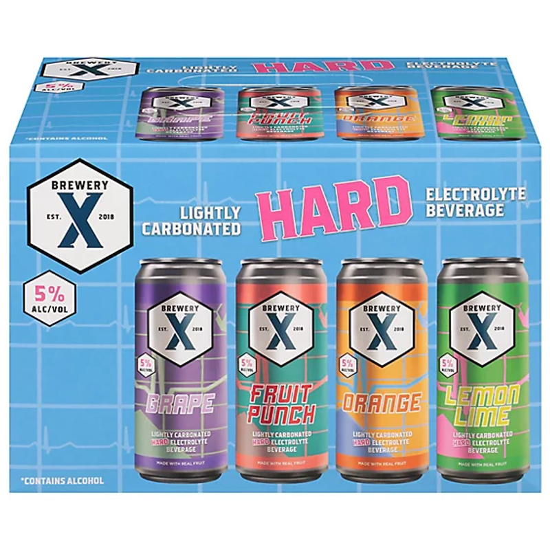 Brewery X Hard Electrolyte Hard Seltzer Variety view 1