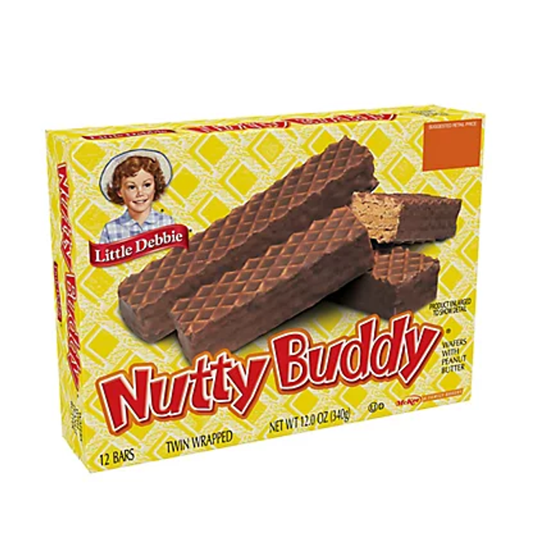 Little Debbie Nutty Bars 16oz 8 Pack