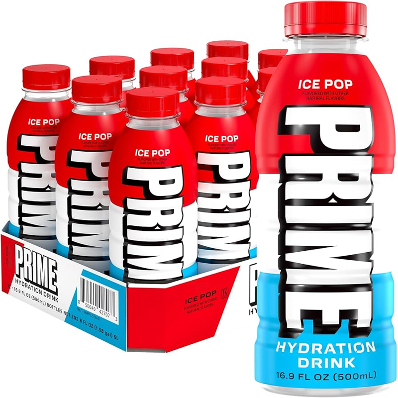 Prime Ice Pop 16oz 12pk Bottles