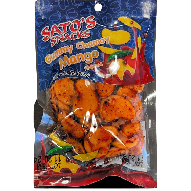 SATOS Snacks Mango Gummy Candy with Chamoy view 1