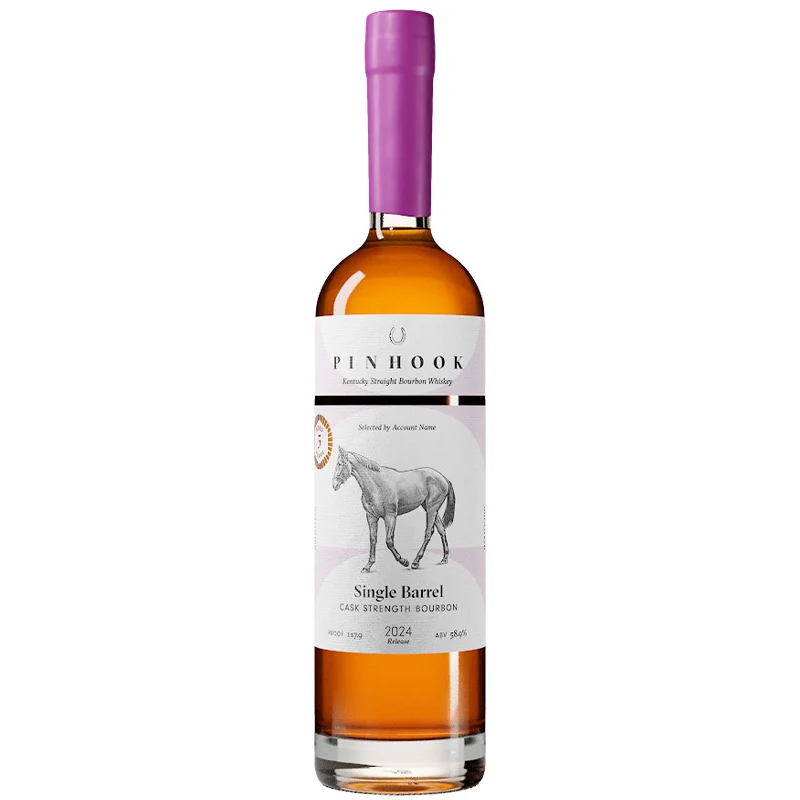 Pinhook Single Barrel Cask Strength 5 Year Bourbon 750mL