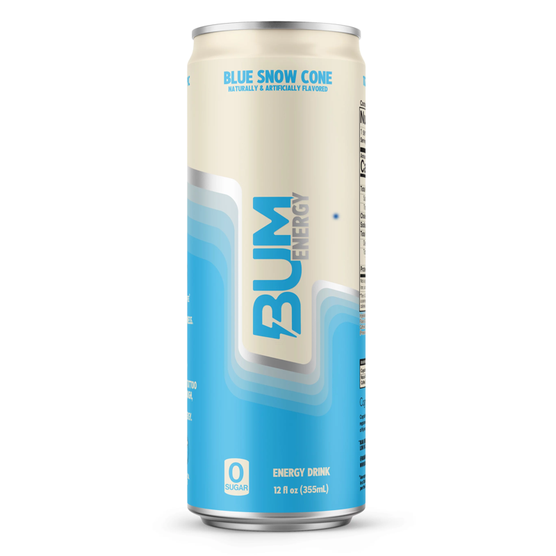 BUM Energy Blue Snow Cone view 1