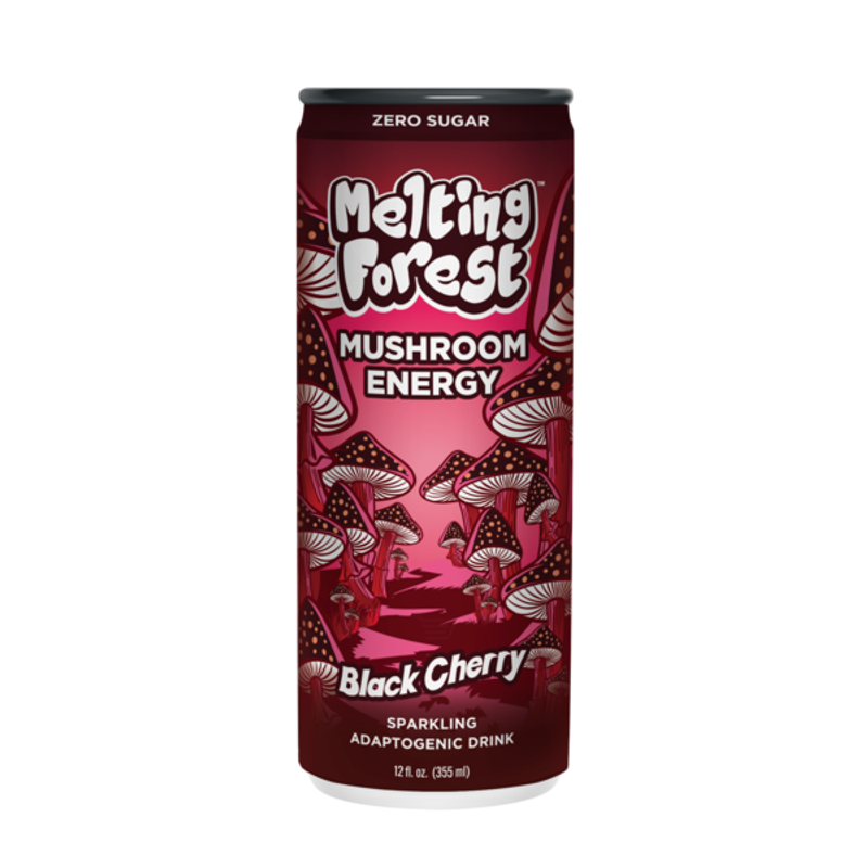 Melting Forest Black Cherry Mushroom Energy Drink view 1