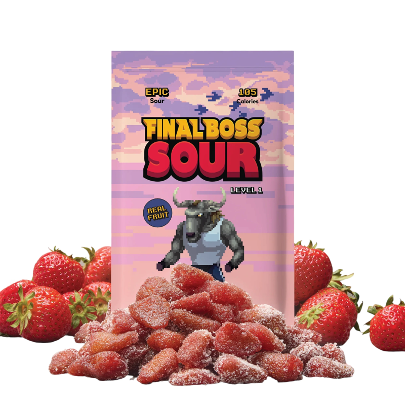 Final Boss Sour Strawberries Level view 1