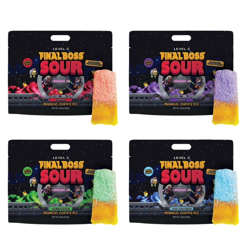 Final Boss Sour Mango Level 1 1.06oz Bag