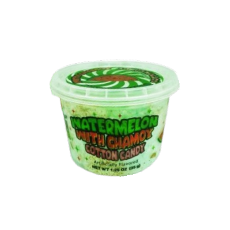 Dulces Tiajuana Watermelon Cotton Candy with Chamoy view 1
