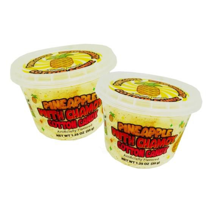 Tia Juana Pineapple Cotton Candy with Chamoy view 1