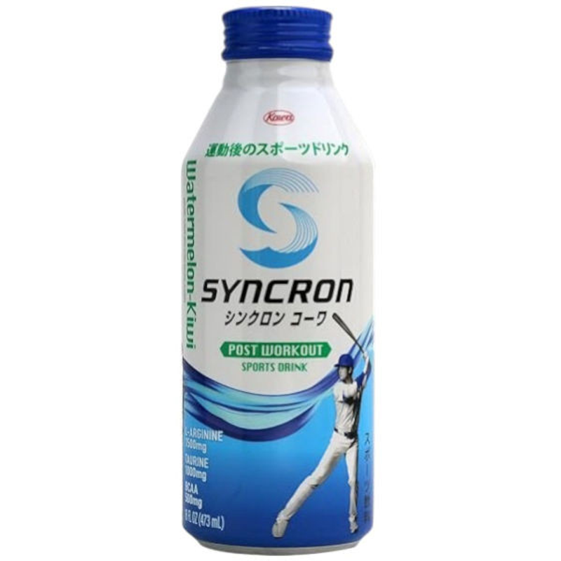 Syncron Post-Workout Sports Drink Watermelon Kiwi 16oz Bottle