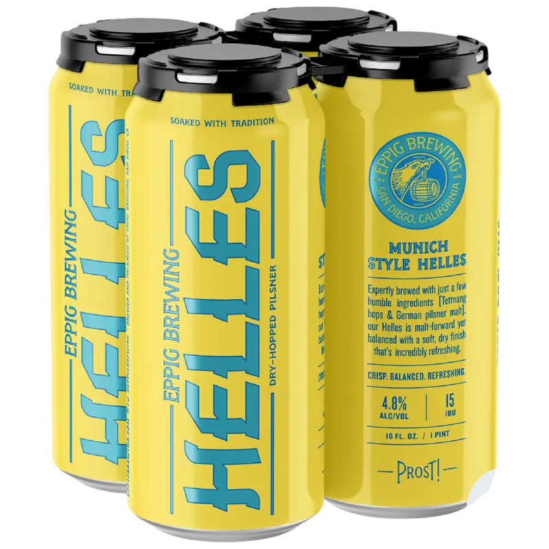 Eppig Brewing Helles 4pk 16oz cans