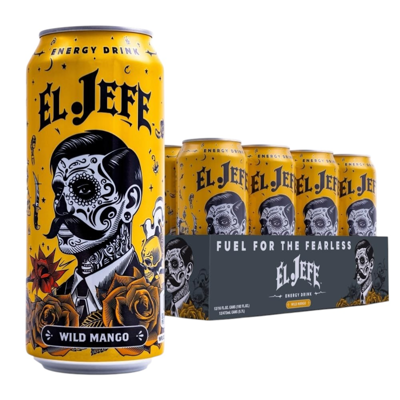 El Jefe Wild Mango Energy Drink
