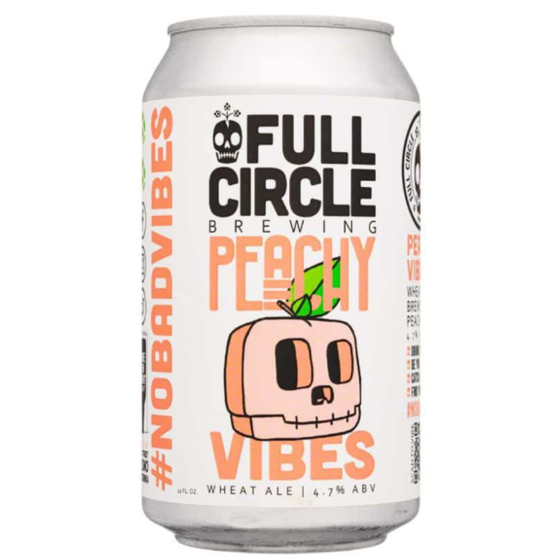 Full Circle Brewing Co. Peachy Vibes Wheat Ale