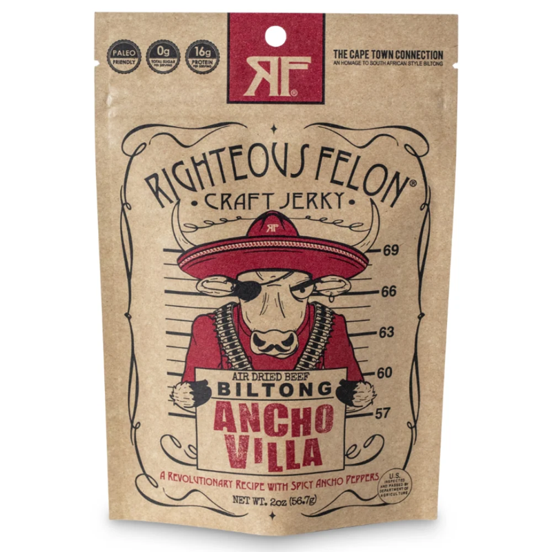 Righteous Felon Ancho Villa 2oz bag