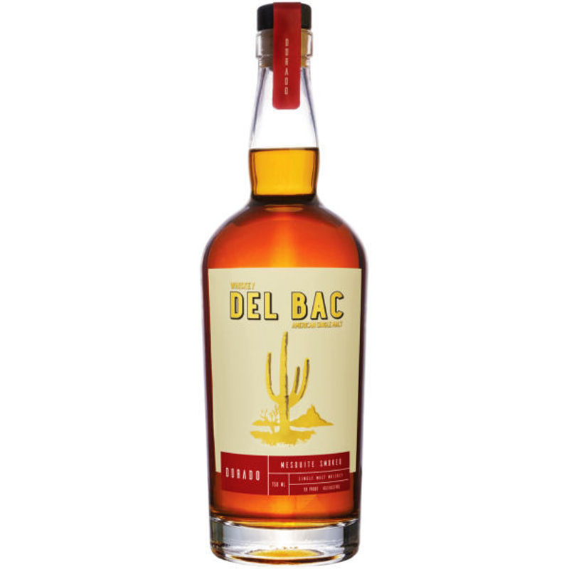Del Bac Dorado Mesquite-Smoked American Single Malt Whiskey 750mL