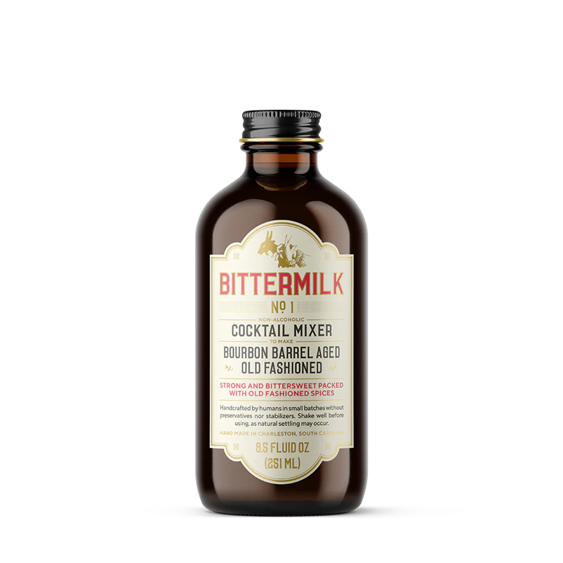 Bittermilk No. 1 Bourbon Barrel-Aged Old Fashioned Cocktail Mixer view 1