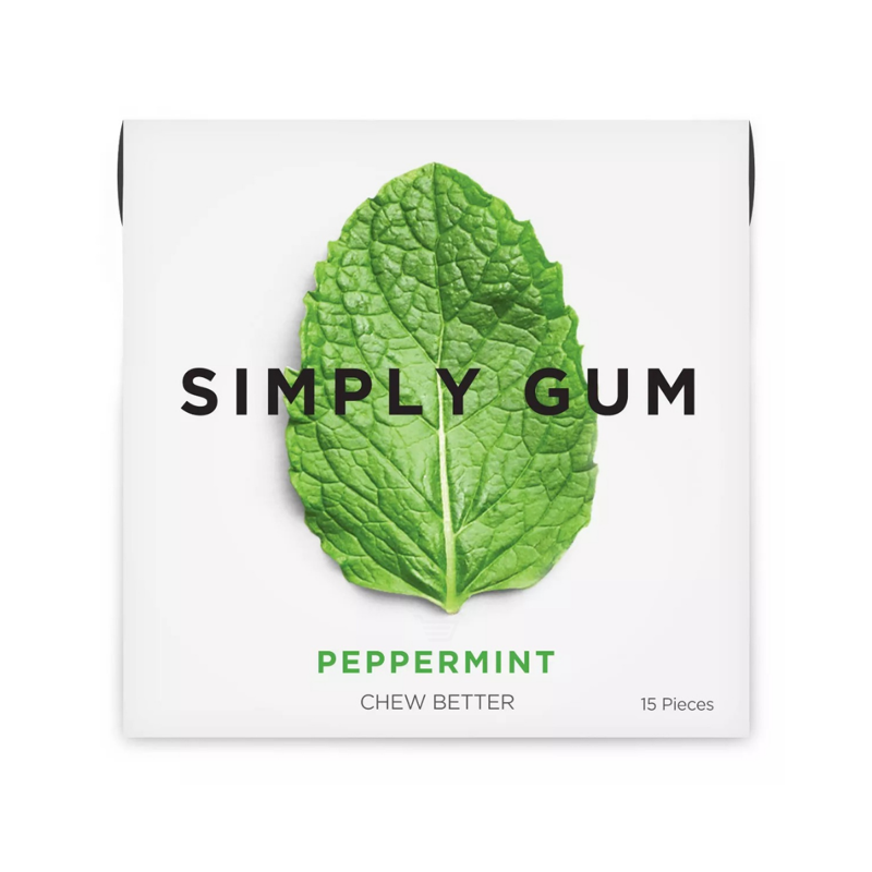 Simply Gum Peppermint 1.13oz Box