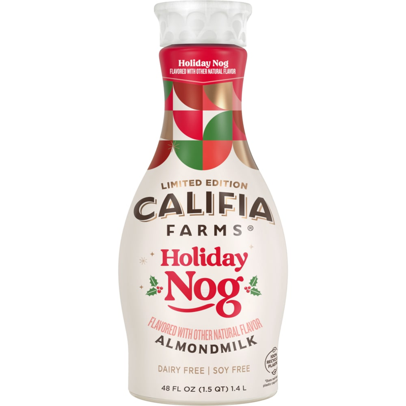 Califia Farms Holiday Nog Almondmilk 48oz Bottle