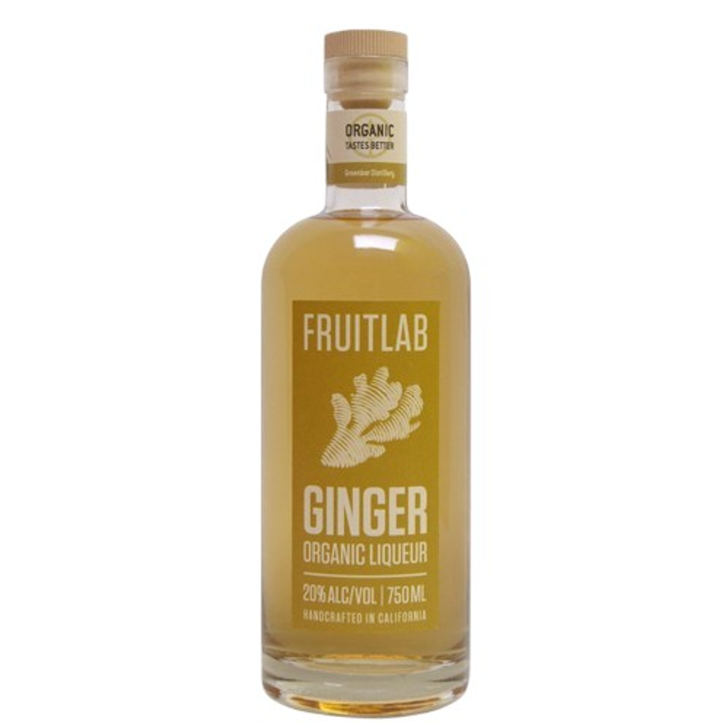 Greenbar Distillery Fruitlab Ginger Organic Liqueur view 1