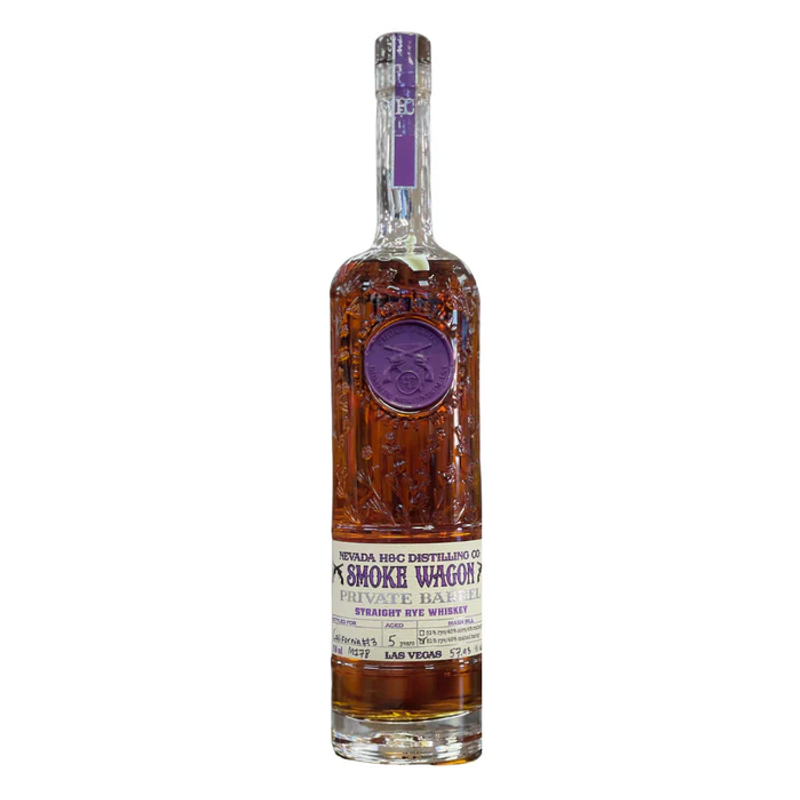 Smoke Wagon Private Barrel Straight Rye Whiskey 750mL