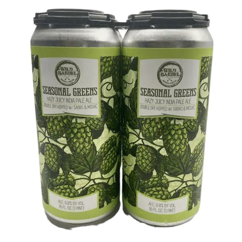 Wild Barrel Seasonal Greens Hazy Juicy IPA
