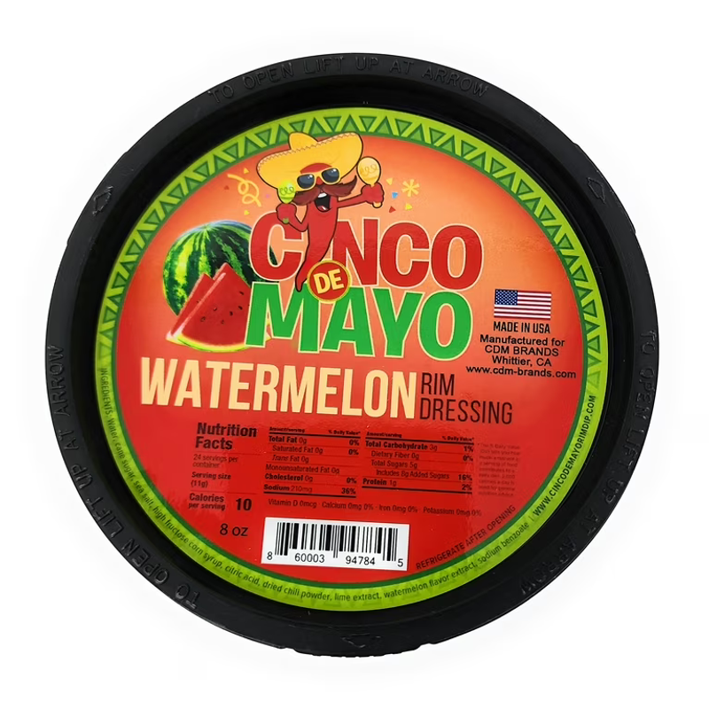 Cinco de Mayo Watermelon Chamoy Rim Dip 8oz Jar