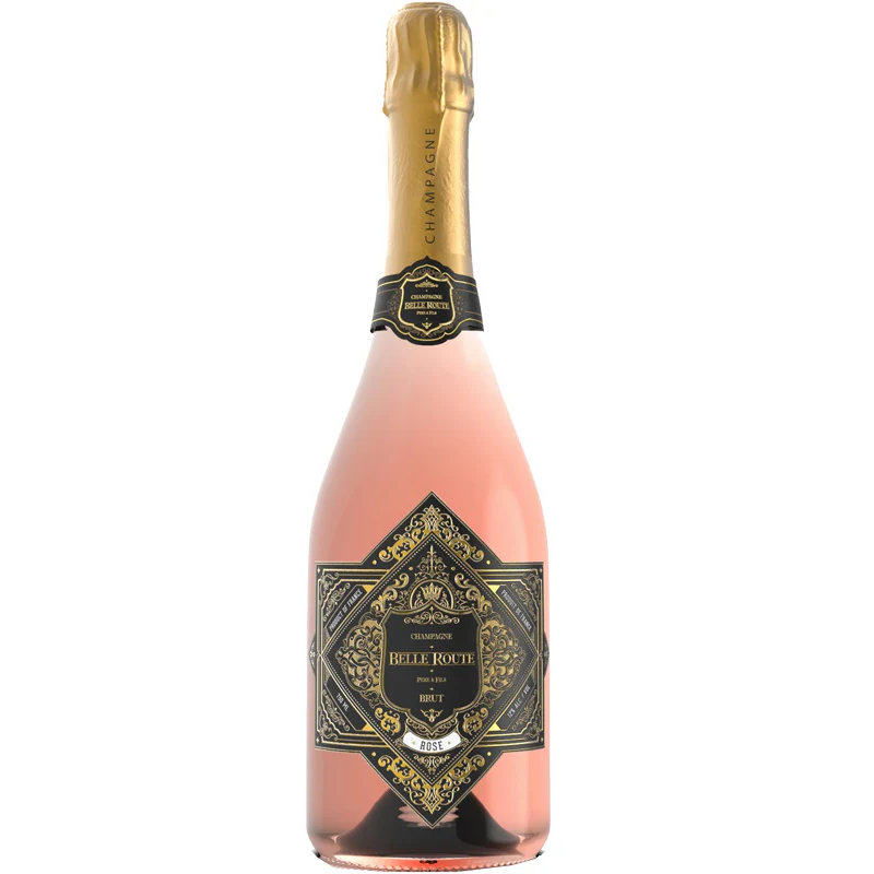 Belle Route Brut Rosé view 1