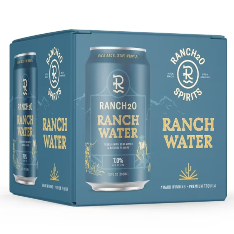 Ranch2O Ranch Water 4-pack 12oz cans