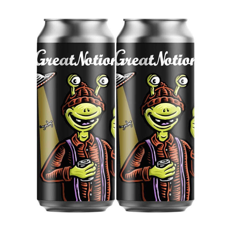 Great Notion Juice Invader Hazy IPA 4-pack 64oz cans