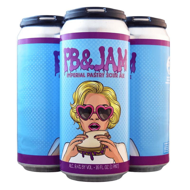 Wild Barrel Brewing PB & Jam Imperial Pastry Sour Ale 4pk 16oz cans