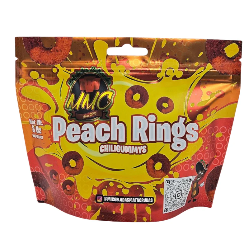 MMC Gomitas Matacrudas Peach Rings with Chile view 1