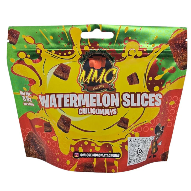 MMC Gajitos Matacrudas Sandía Spicy Watermelon Gummies with chile view 1