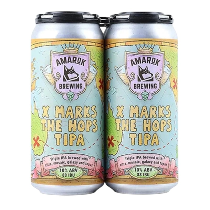 Amarok Brewing X Marks the Hops Triple IPA