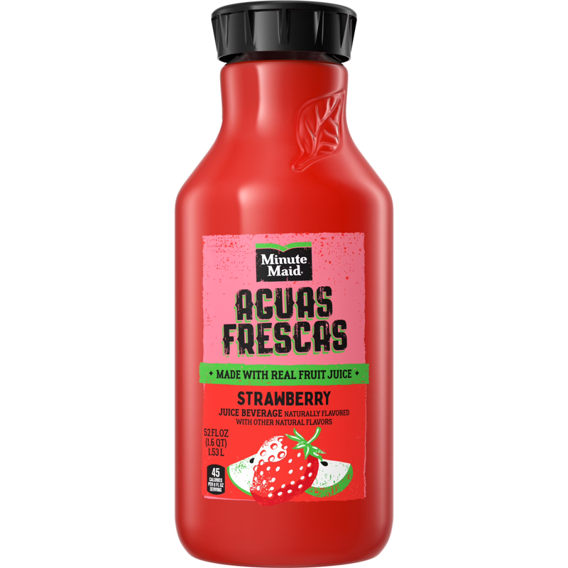 Minute Maid Aguas Frescas Strawberry view 1