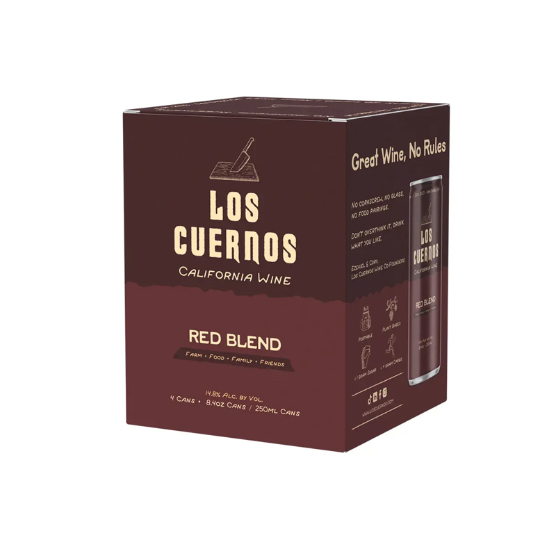 Los Cuernos Red Blend 4 x 250mL
