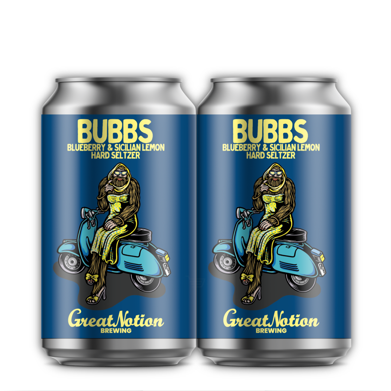 Great Notion Bubbs Blueberry Sicilian Lemon Hard Seltzer view 1