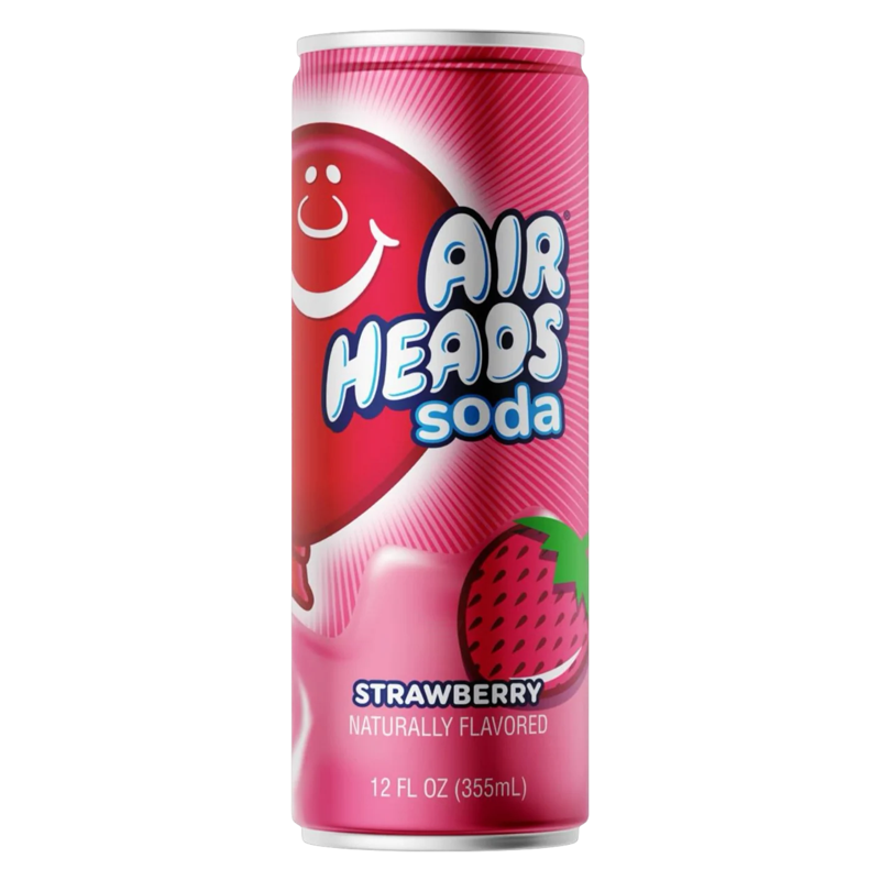 Airheads Strawberry Soda 12oz can