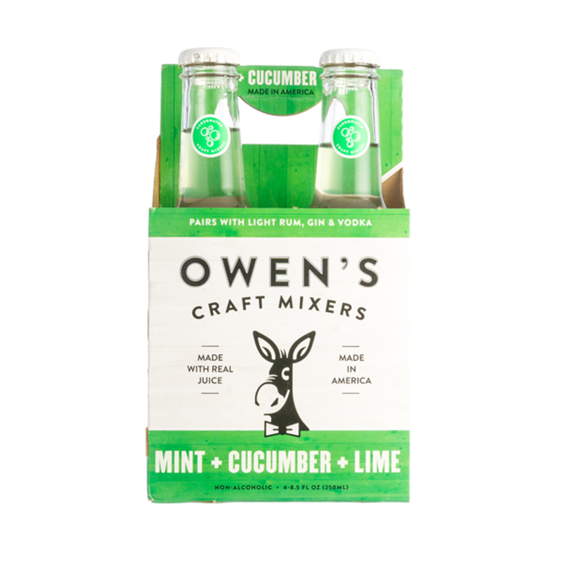 Owen's Cucumber Mint 4 Pack 250mL