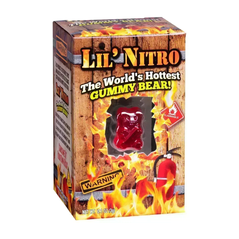 Lil' Nitro World's Hottest Gummy Bear Box view 1