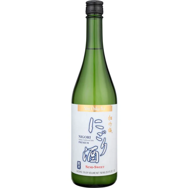 Sho Chiku Bai Nigori Premium Unfiltered Sake Semi-Sweet