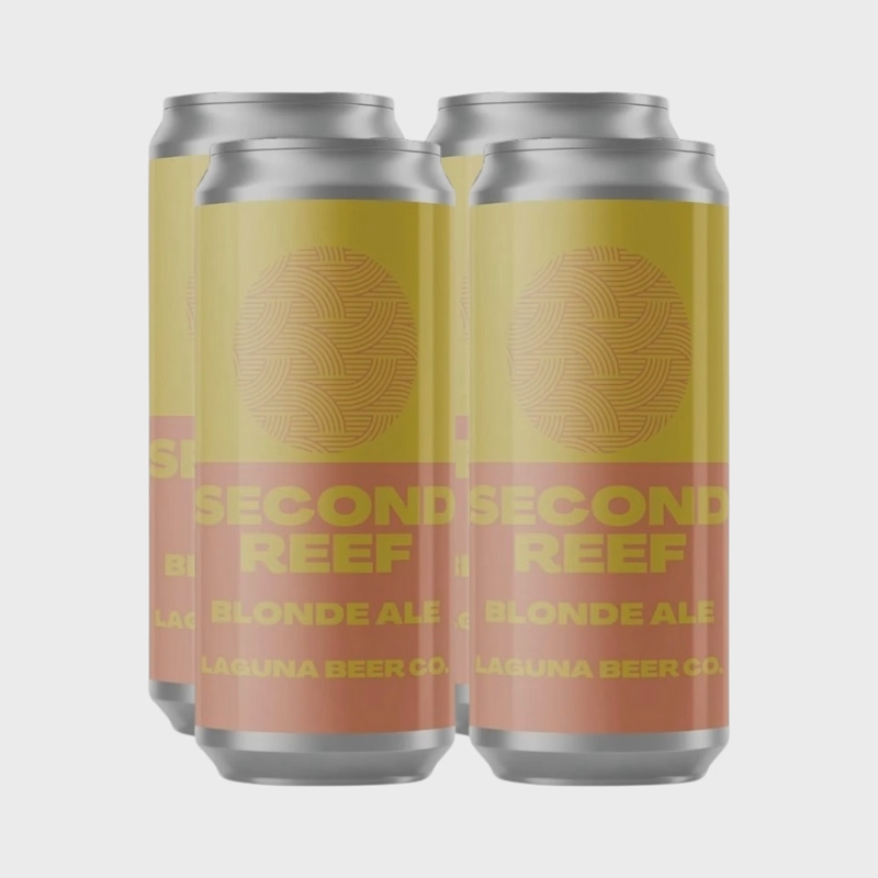 Laguna Beach Beer Co. Second Reef Blonde 4-pack 16oz cans